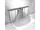 Porte coulissante automatique pour le confinement d'allée SCHROFF, 1200W, RAL 7021