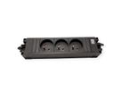 BACHMANN STEP BASE 3xUTE GST18, Fiche à contact de protection CEE 7/7 C19 0,5m