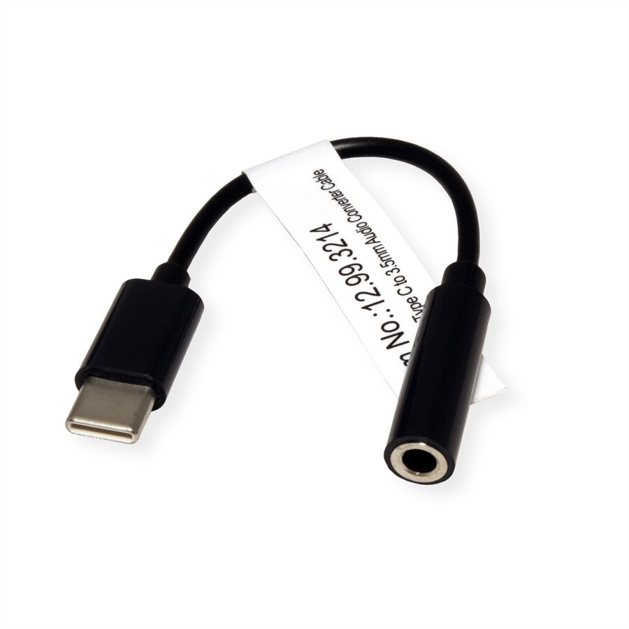 VALUE Adaptateur Type C - 3,5mm Audio, M/F, 0,13 m