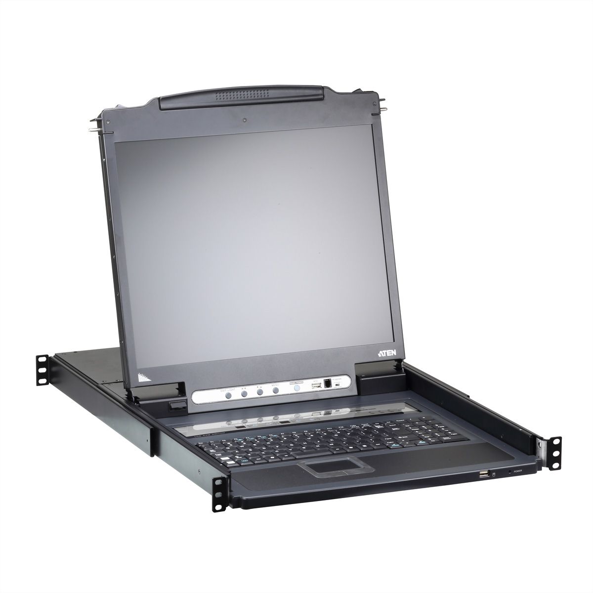ATEN CL5716iM Commutateur KVM LCD VGA PS/2-USB 16 ports sur IP, FR-Layout