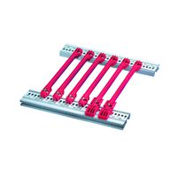 SCHROFF Guide-cartes type accessoire 2mm rouge