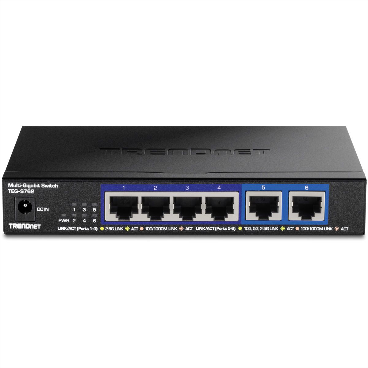 TRENDNET TEG-S762 Switch 10G à 6 ports, noir