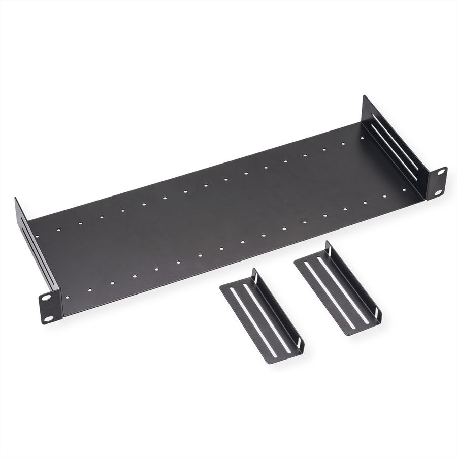VALUE Etagère 19" avec 2 séparations amovibles, noir