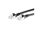 METZ CONNECT Cordon de brassage Cat.6A AWG 26, LSOH, noir, 80 m
