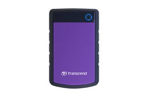 Transcend StoreJet 25H3 disque dur externe 4000 Go Noir, Violet