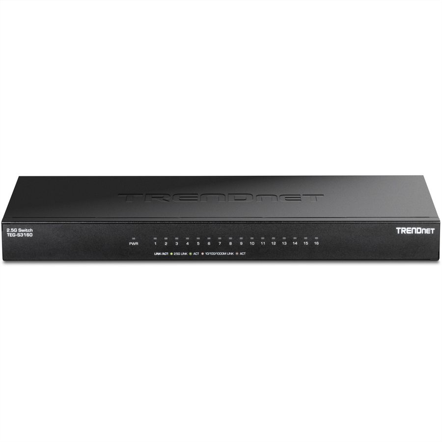 TRENDnet  TEG-S3160 Switch de bureau 2,5G non administrable à 16 ports