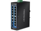 TRENDnet TI-G162 Switch Rail DIN Gigabit industriel à 16 ports