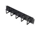 ROLINE 19" Passe-câbles 2U, 85x60mm noir