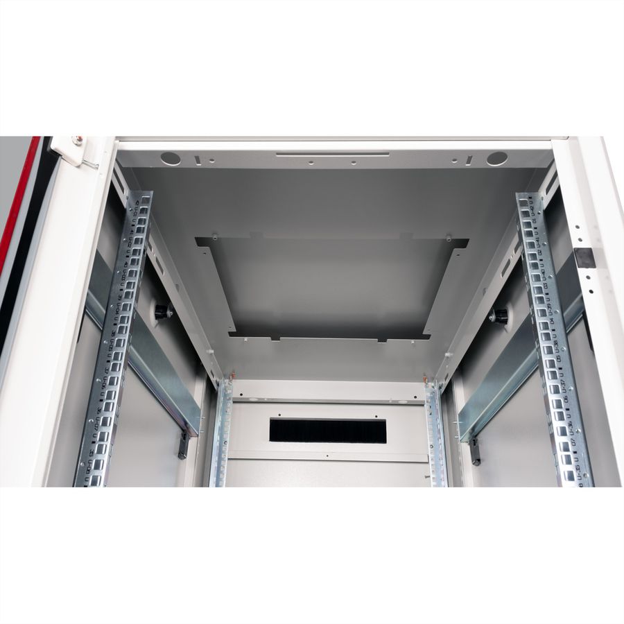 ROLINE 19" Baie réseau Pro 42U, 600x1000 LxP Porte verre gris