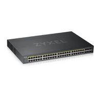 Zyxel GS1920-48HPV2 Géré Gigabit Ethernet (10/100/1000) Noir Connexion Ethernet, supportant l'alimentation via ce port (PoE)