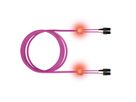 saCon Câble FO duplex 50/125µm OM4, SC/SC, violet, 10 m