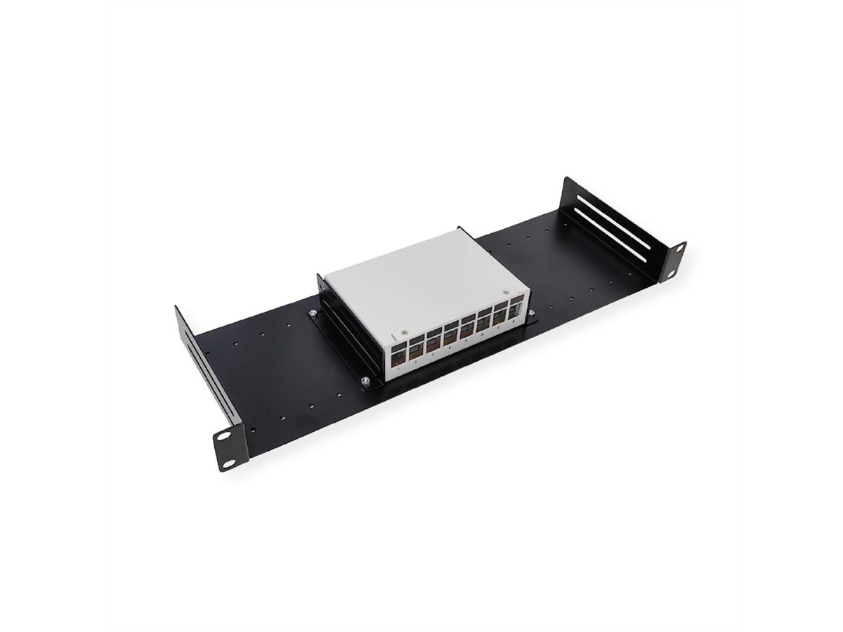 VALUE Etagère 19" avec 2 séparations amovibles, noir