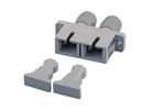 Coupleur-adaptateur FO MM, SC/ST duplex, gris