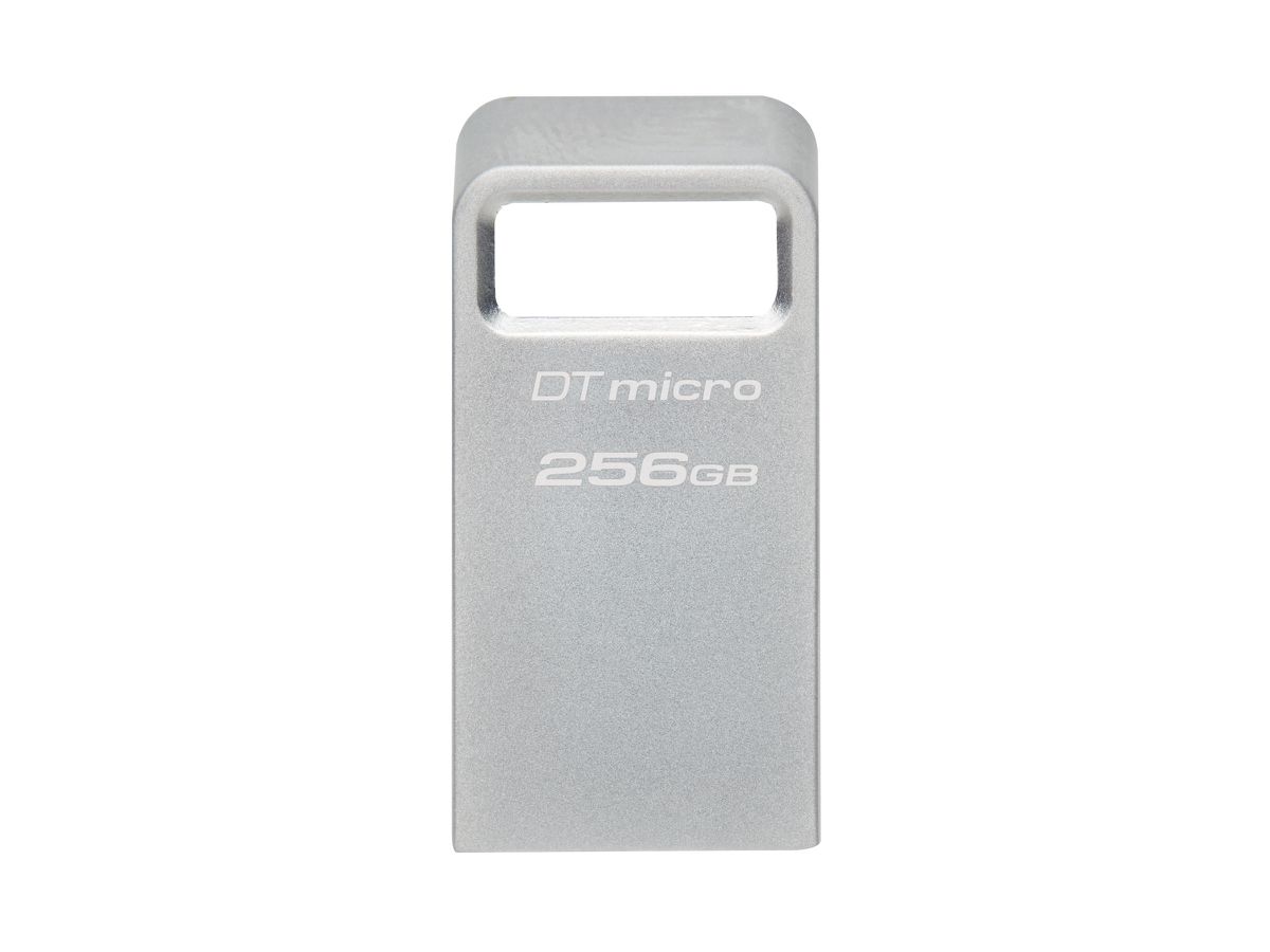 Kingston Technology DataTraveler 256 Go Micro 200 Mo/s Metal USB 3.2 Gen 1
