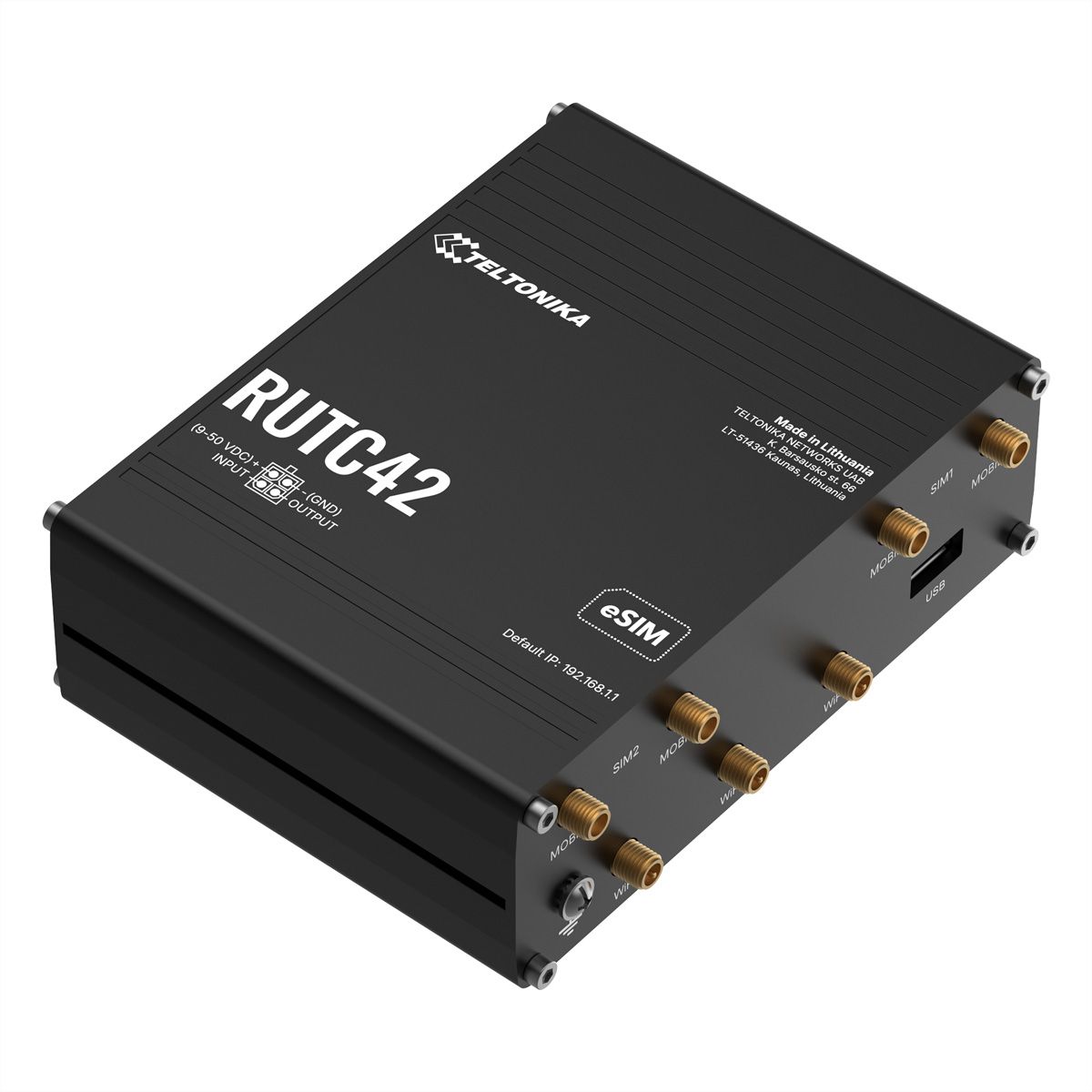 TELTONIKA RUTC42 Routeur LTE à double eSIM