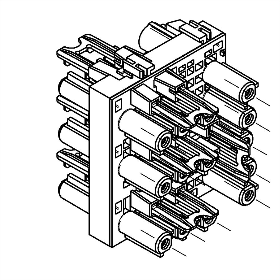 BACHMANN Wieland Bloc de distribution GST18i5