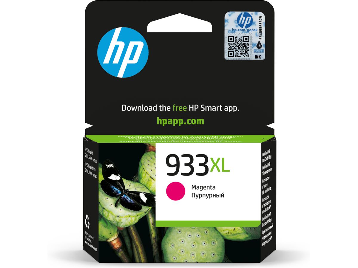 HP 933XL cartouche d'encre magenta grande capacité authentique