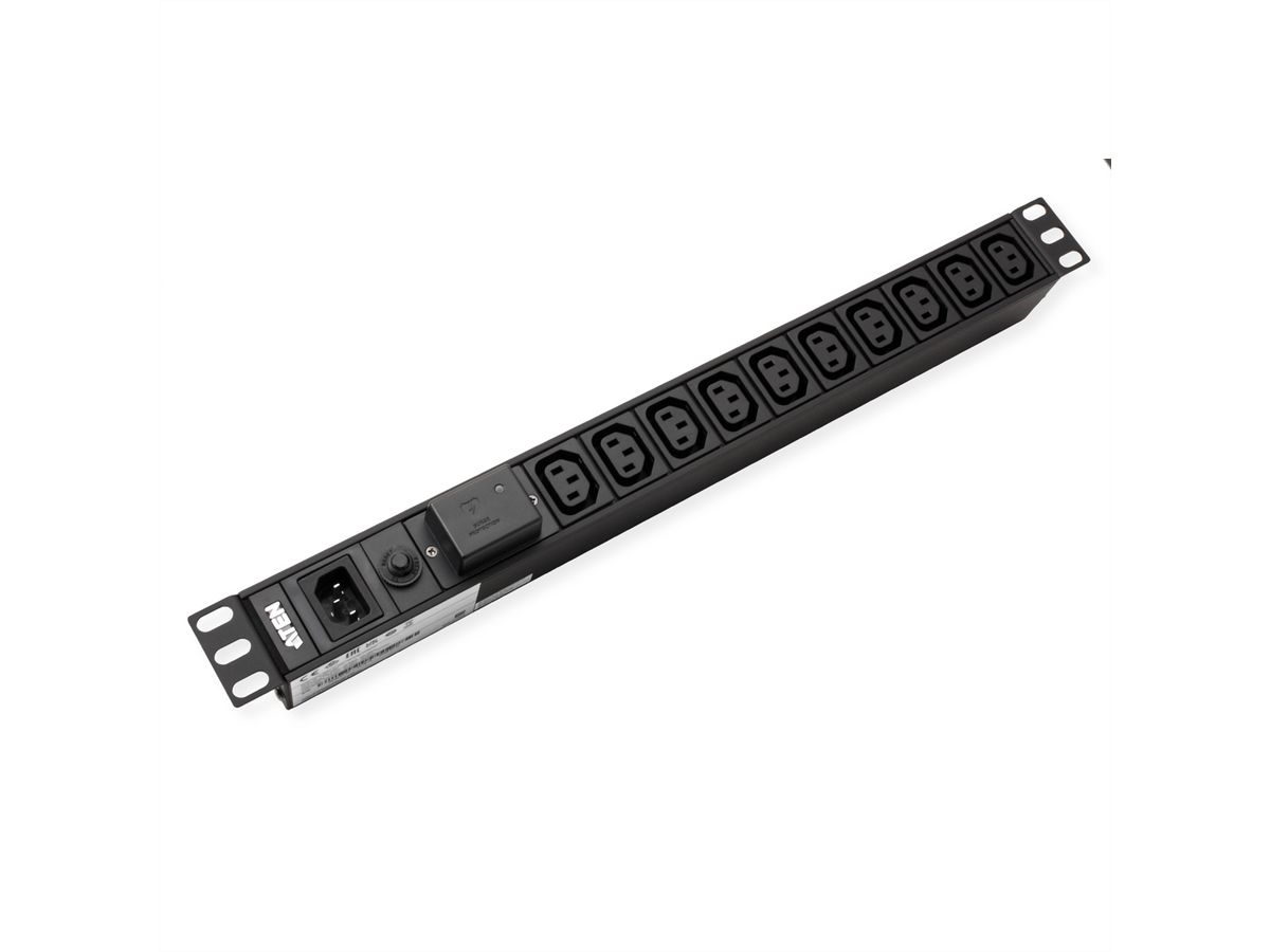ATEN PE0110SG PDU de base 1U, 10A, 10 ports