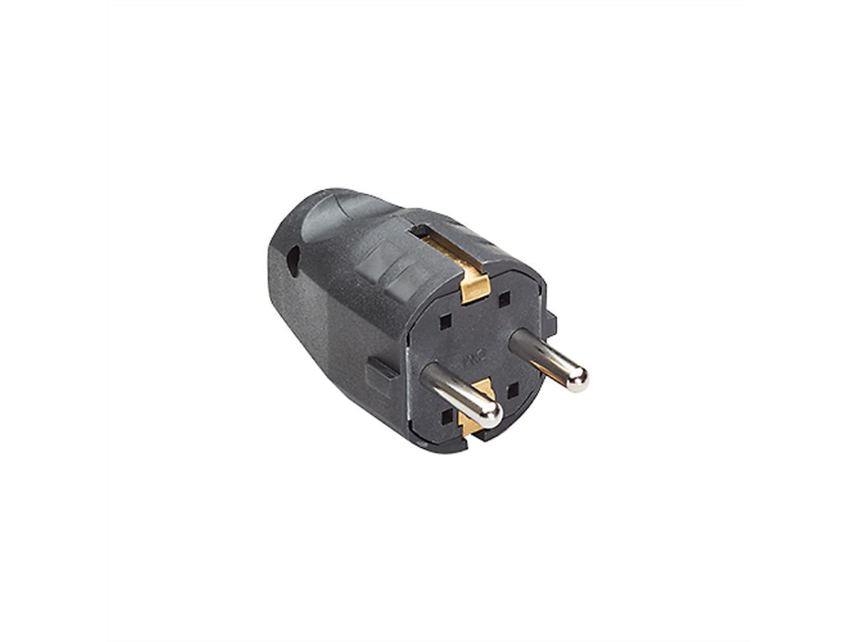 BACHMANN Connecteur à monter noir, noir