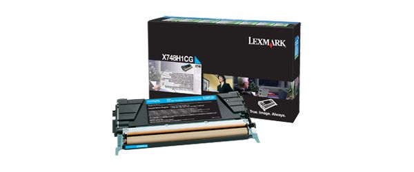 Lexmark X748H1CG Cartouche de toner Original Cyan 1 pièce(s)