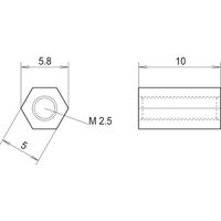 Entretoise SCHROFF pour le montage des cartes mezzanine PMC et FMC