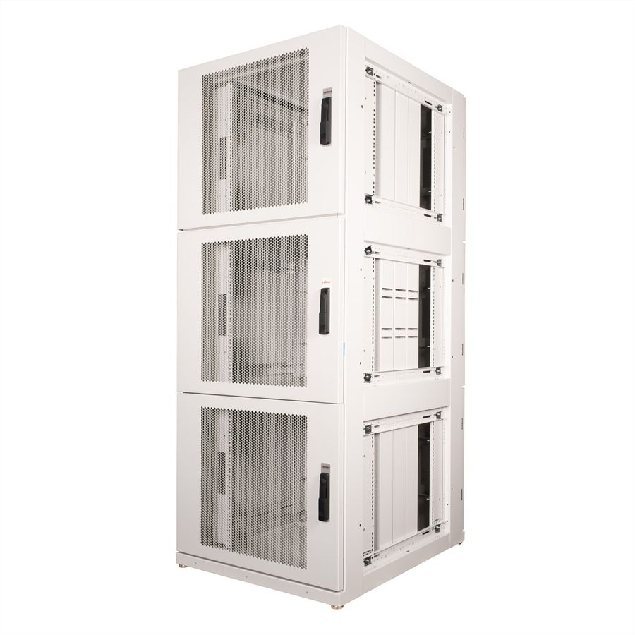 ROLINE Armoire de colocation 42U 800x1000mm, 3 compartiments, gris