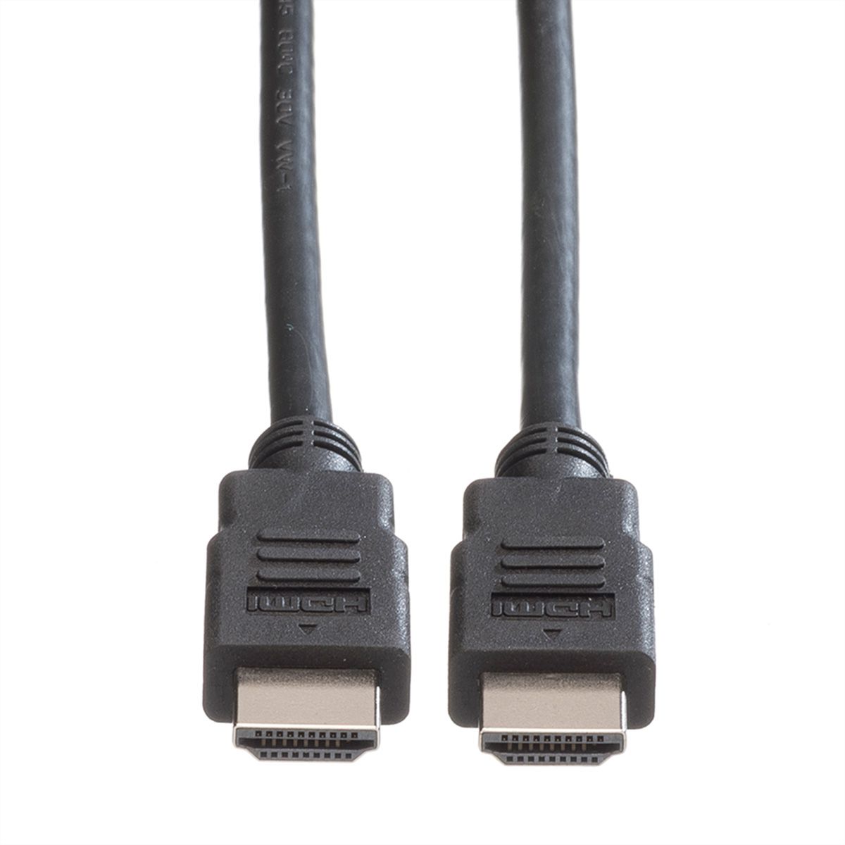 ROLINE GREEN Câble HDMI High Speed avec Ethernet, TPE, noir, 5 m