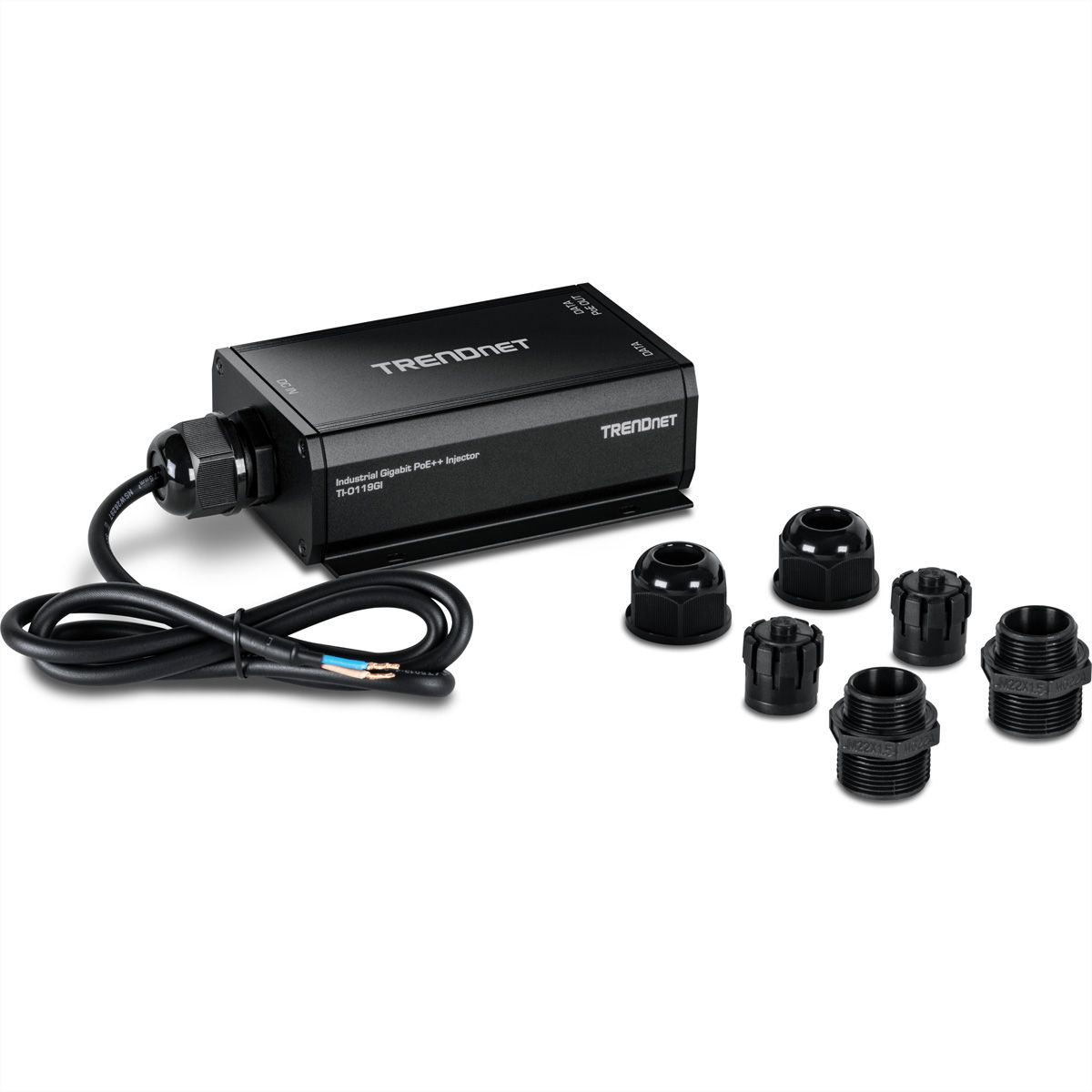 TRENDnet TI-O119GI Injecteur PoE++ Gigabit IP67 pour extérieur (24 - 57V)