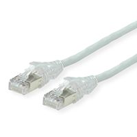 Cordon DÄTWYLER Cat.6A (Classe EA) S/FTP, CU 7702 flex LSOH, AMP v2, gris, 2 m