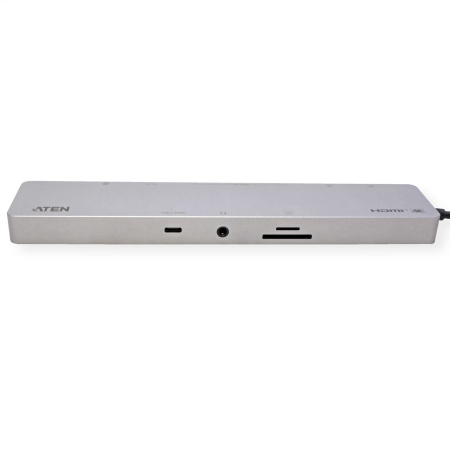 ATEN UH3240 Station d'accueil multiport USB-C 11-en-1, avec passage d'alimentation