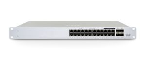 Cisco Meraki MS130-24P Géré L2 Gigabit Ethernet (10/100/1000) Connexion Ethernet, supportant l'alimentation via ce port (PoE) 1U Blanc