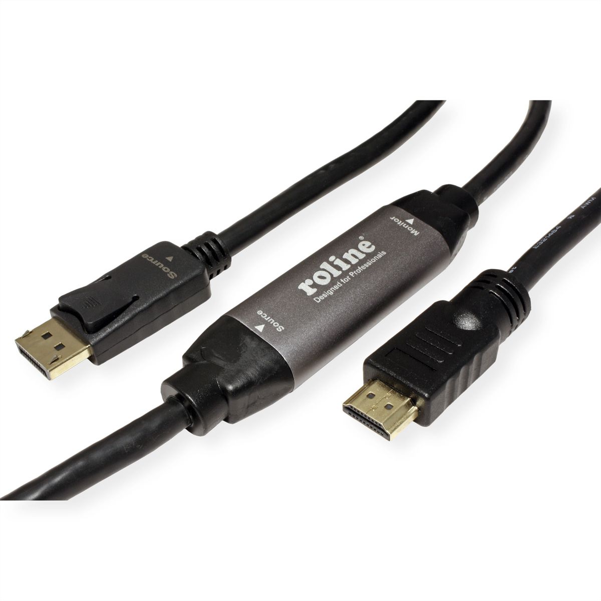 ROLINE Câble DisplayPort DP - UHDTV, M/M, noir, 7,5 m