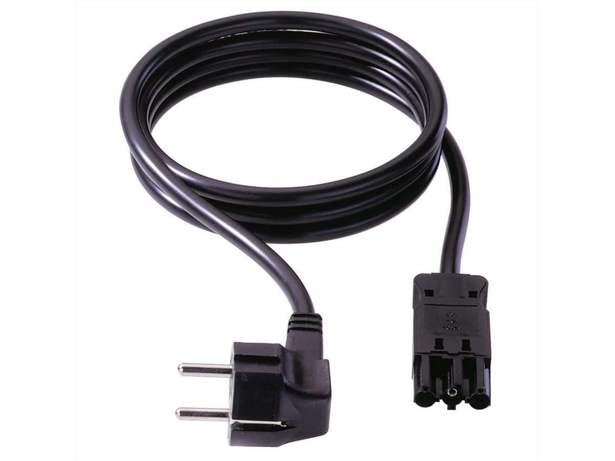 BACHMANN Câble d'alimentation 2P+T/GST18-3, noir, 4 m