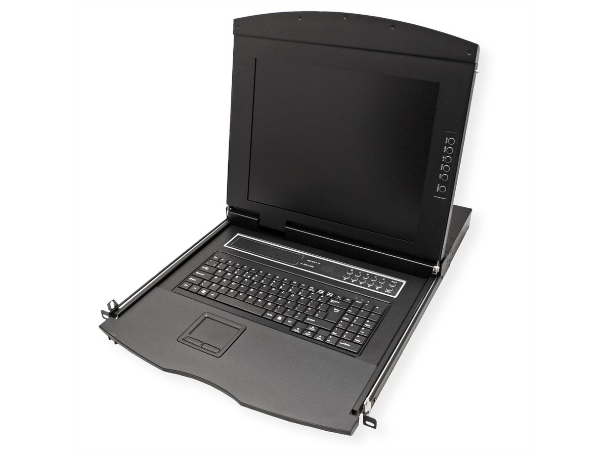 VALUE Switch KVM 19", 8 ports, 43 cm (17") TFT (4:3), VGA, USB, FR-Layout