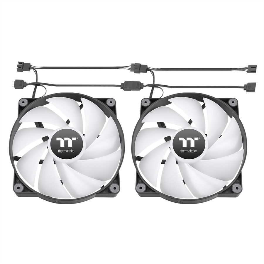 Thermaltake CT200 ARGB Sync 200mm Ventilateur de boîtier, noir