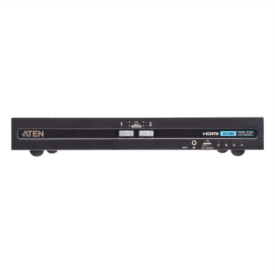 ATEN CS1182H4C Commutateur KVM sécurisé HDMI 2 ports USB avec CAC