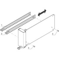 Chicane à air SCHROFF pour modules de remplissage AMC, pleine grandeur