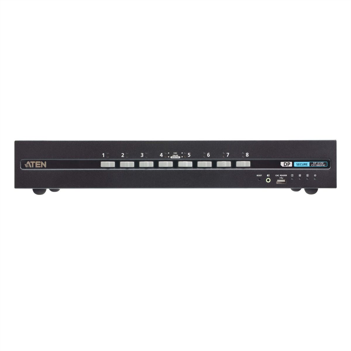 ATEN CS1188DP4C Commutateur KVM sécurisé DisplayPort 8 ports USB avec Card Reader