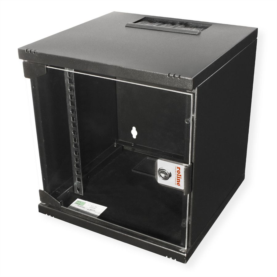 ROLINE 10" Boîtier mural 6U, 312x300 LxP  noir