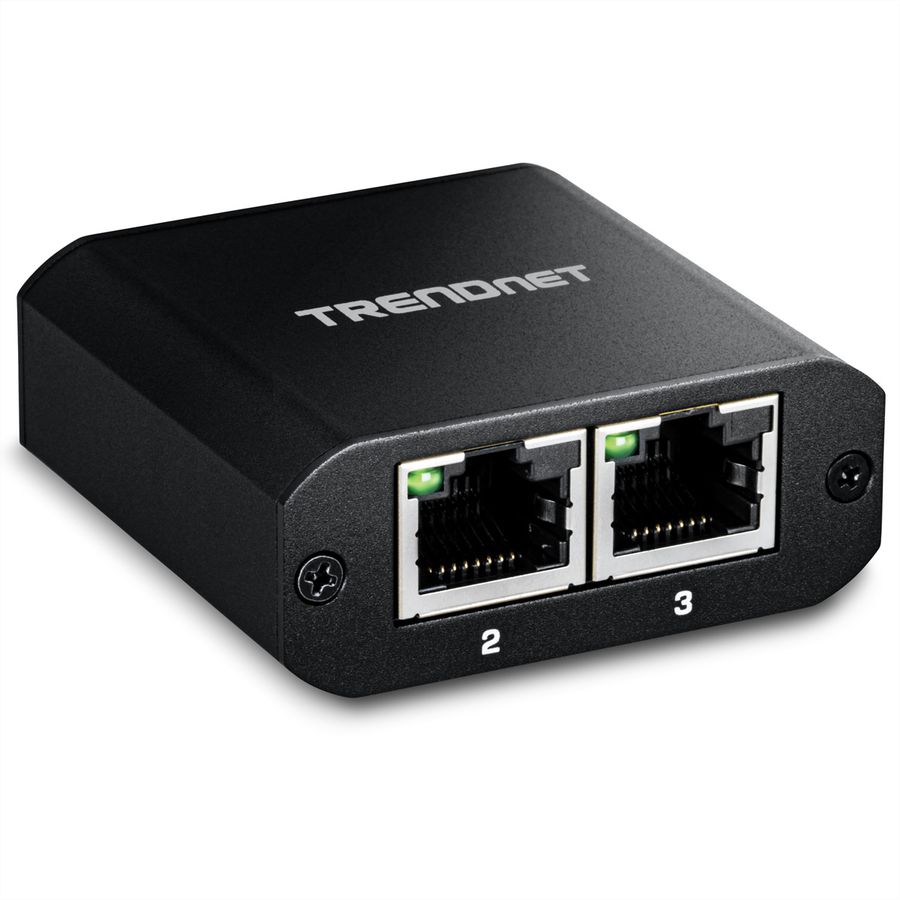 TRENDnet TEG-102S Répartiteur Gigabit à 2 ports avec alimentation USB de type C