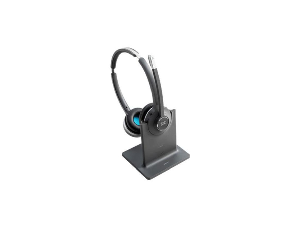 Cisco 562 Casque Sans fil Arceau Bureau/Centre d'appels USB Type-A Noir, Gris