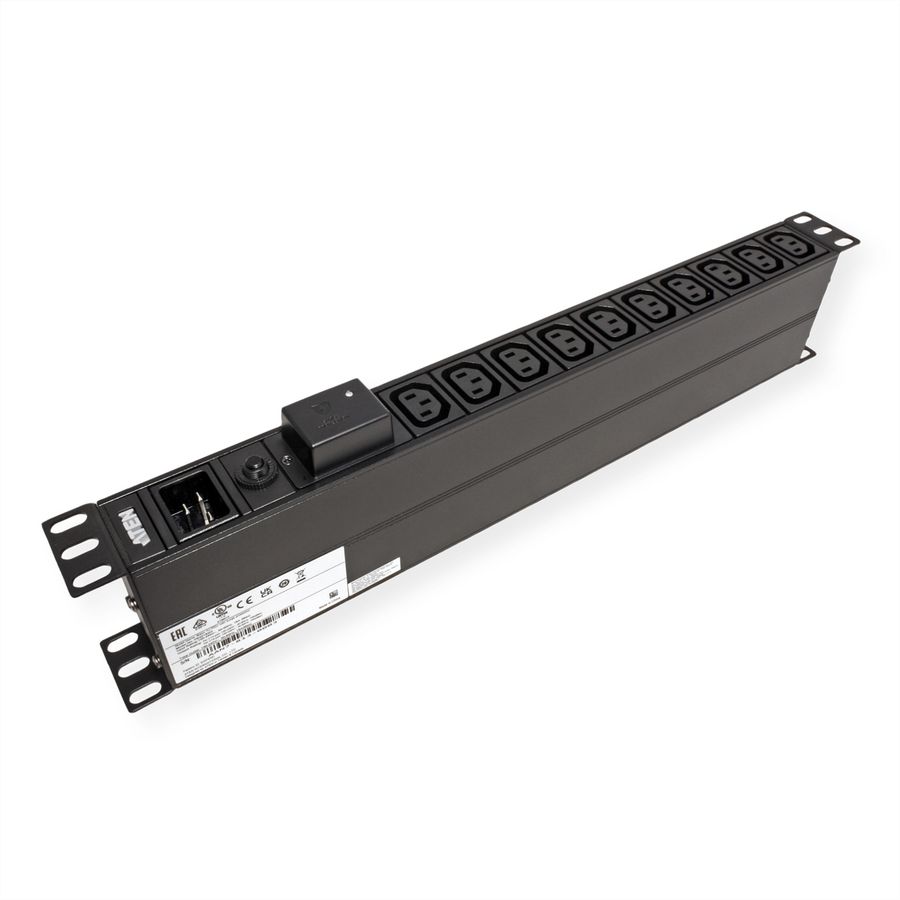 ATEN PE0218SG PDU de base 1U 16A avec protection contre les surtensions, 18 ports