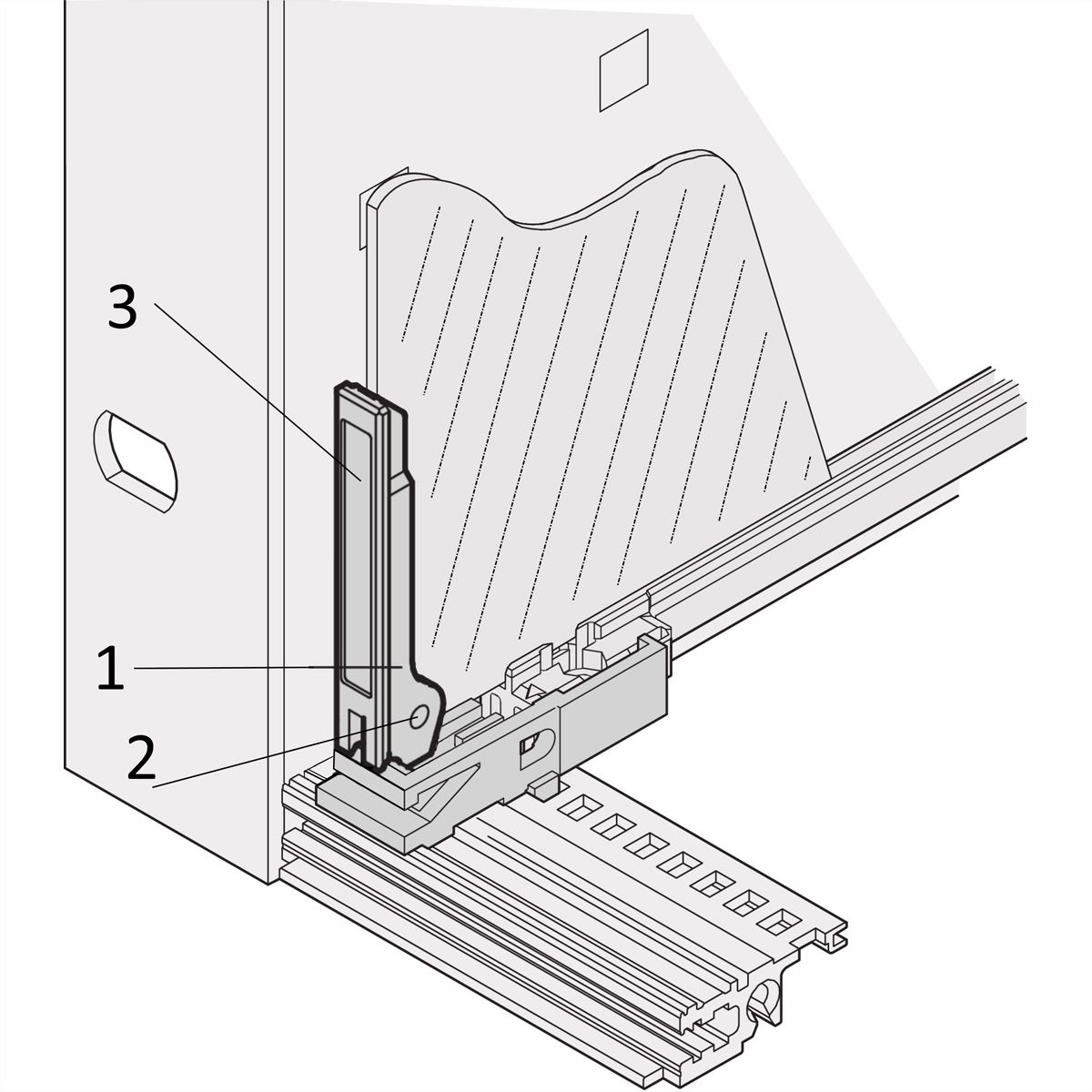 Etiquette d'identification SCHROFF, pour poignée PCB Type A