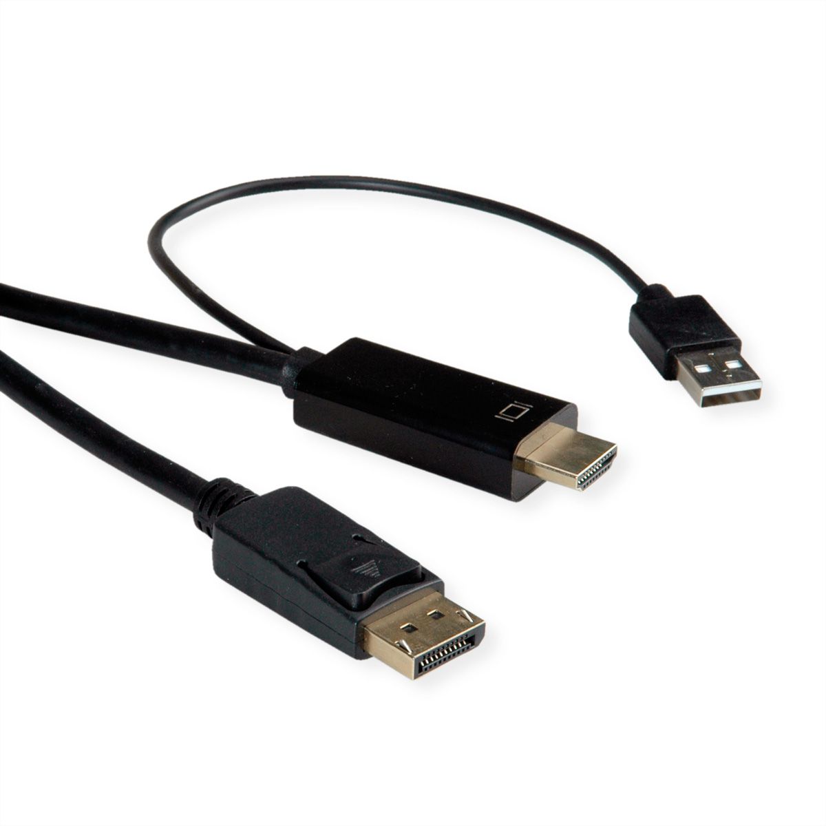 ROLINE Câble UHDTV - DisplayPort, M/M, noir, 2 m