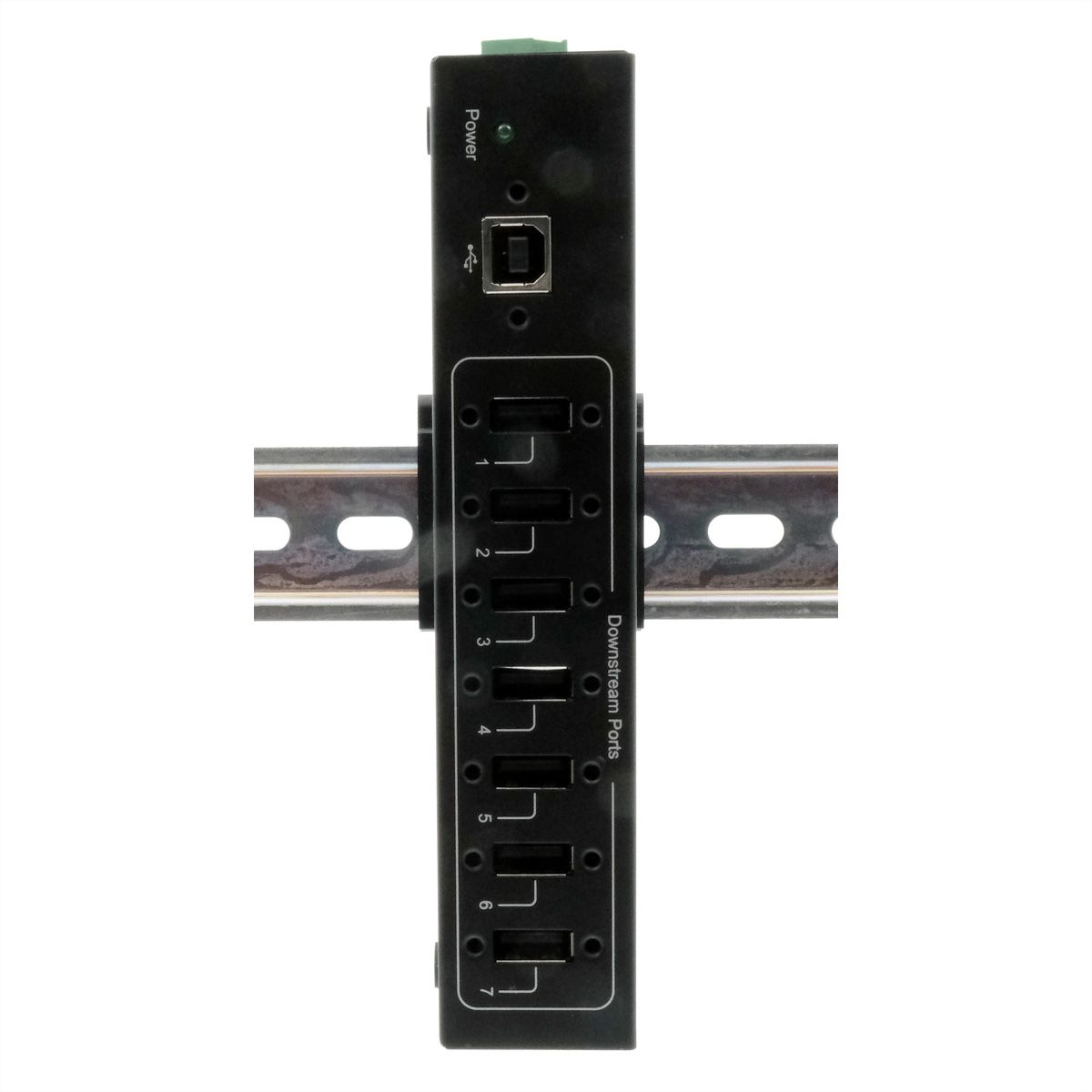 EXSYS EX-11217HMVS HUB 7 ports USB 2.0 métal avec alimentation 5V/2A Genesys Chipset
