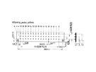 Connecteur SCHROFF de type E, EN 60603, DIN 41612, mâle, 48 contacts, broches à souder, 2.9 mm