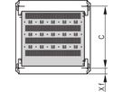 SCHROFF VARISTAR Etagère 19", stationaire, 75kg, pour 1000mm de profondeur