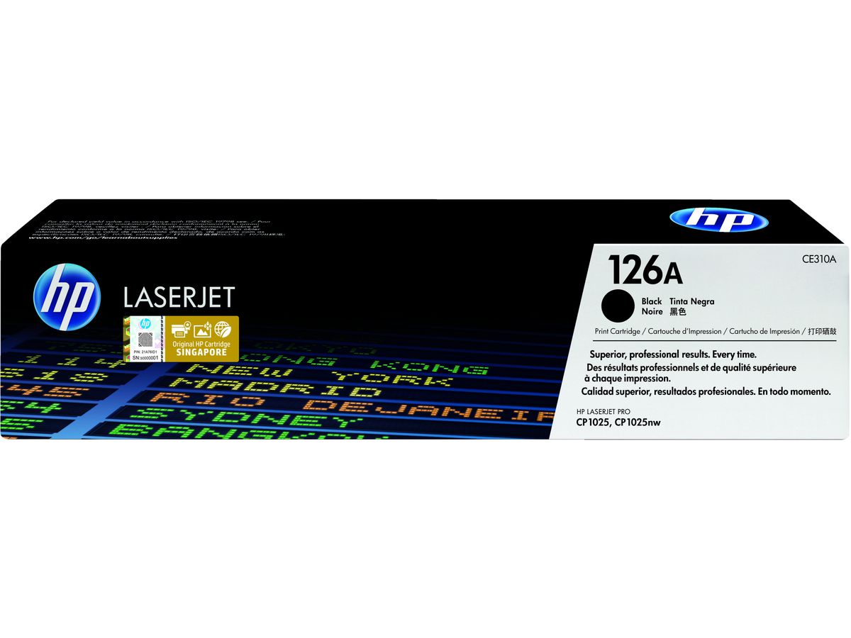 HP 126A toner LaserJet noir authentique