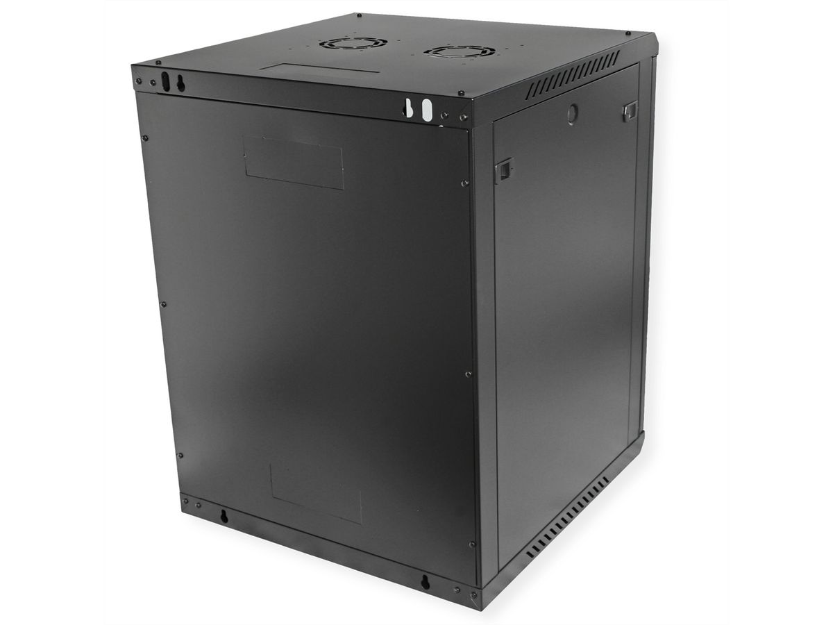 ROLINE 19" Boîtier mural Basic Plus 15U, 600x600 LxP noir